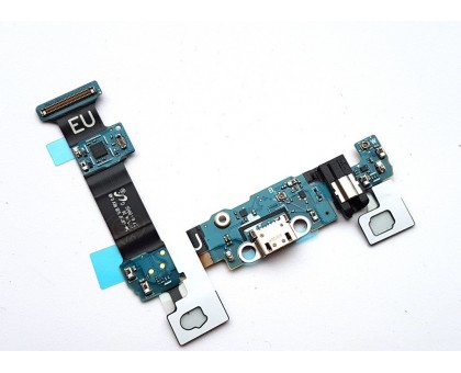 Шлейф Samsung G928F Galaxy S6 Edge Plus с разъемом зарядки с разъемом наушников с кнопкой меню (Home) с сенсорными кнопками с микрофоном