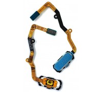 Шлейф Samsung G935F Galaxy S7 Edge/G935FD с кнопкой меню (Home) голубого цвета