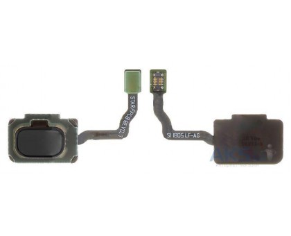 Шлейф Samsung G960F Galaxy S9/G965F Galaxy S9 Plus с сканером отпечатка пальца черного цвета Midnight Black