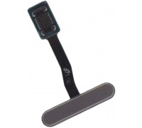 Шлейф Samsung G970F Galaxy S10e с сканером отпечатка пальца серого цвета