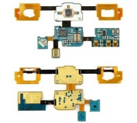 Шлейф Samsung i9000 Galaxy S/i9001 с кнопкой меню (Home) с микрофоном с виброзвонком