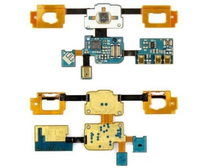 Шлейф Samsung i9000 Galaxy S/i9001 с кнопкой меню (Home) с микрофоном с виброзвонком