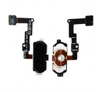 Шлейф Samsung J330F Galaxy J3 (2017) с кнопкой меню (Home) черного цвета