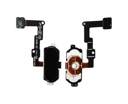 Шлейф Samsung J330F Galaxy J3 (2017) с кнопкой меню (Home) черного цвета