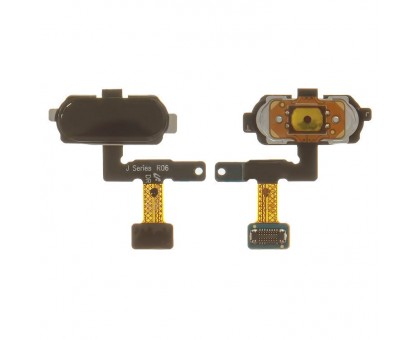 Шлейф Samsung J530F Galaxy J5 (2017)/J730F с кнопкой меню (Home) черного цвета