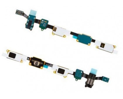 Шлейф Samsung J710F Galaxy J7 (2016) с разъемом наушников с кнопкой меню (Home)