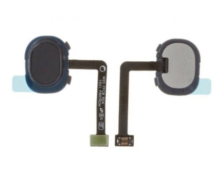 Шлейф Samsung M205F Galaxy M20 2019 с сканером отпечатка пальца черного цвета Charcoal Black