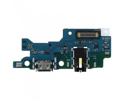 Шлейф Samsung M307F Galaxy M30s с разъемом зарядки с разъемом наушников с микрофоном плата зарядки