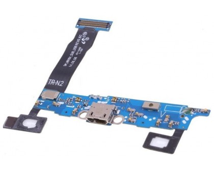 Шлейф Samsung N910V Galaxy Note 4 с разъемом зарядки с микрофоном