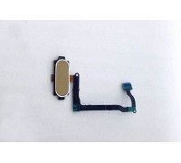 Шлейф Samsung N920F Galaxy Note 5 с кнопкой меню (Home) золотистого цвета