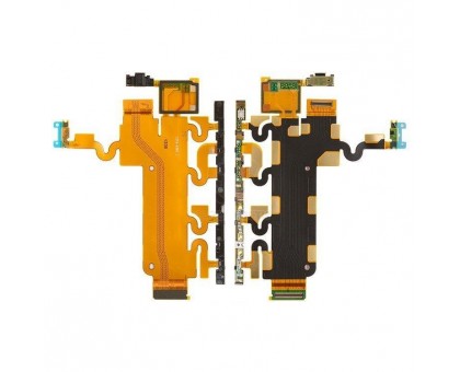 Шлейф Sony C6902 Xperia Z1 L39h/С6903/C6906/C6943 межплатный с кнопкой включения с кнопками регулировки громкости звонка с микрофоном