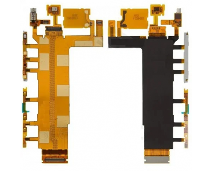 Шлейф Sony D6603 Xperia Z3/D6643/D6653 с кнопкой включения с кнопками регулировки громкости с кнопкой камеры с микрофоном с виброзвонком