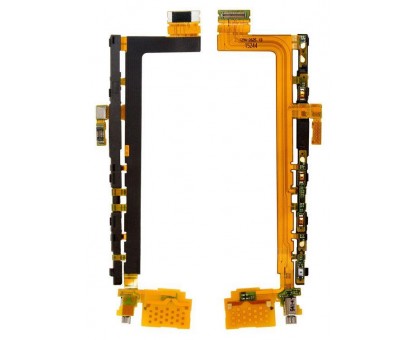 Шлейф Sony E6833 Xperia Z5 Premium Dual Sim/E6853/E6883 с кнопкой включения с кнопками регулировки громкости с кнопкой камеры с виброзвонком