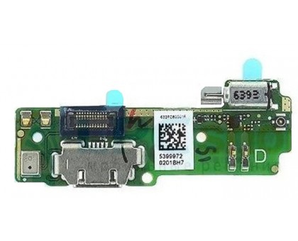 Шлейф Sony F3212 Xperia XA Ultra/F3213/F3215/F3216 с разъемом зарядки с микрофоном с виброзвонком плата зарядки