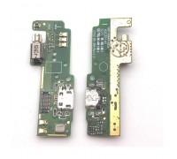 Шлейф Sony F3311 Xperia E5/F3313 с разъемом зарядки с микрофоном с виброзвонком плата зарядки оригинал