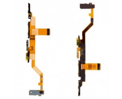 Шлейф Sony F5321 Xperia X Compact с кнопкой включения с кнопками регулировки громкости с кнопкой камеры