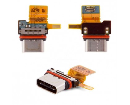 Шлейф Sony F5321 Xperia X Compact с разъемом зарядки USB тип-C