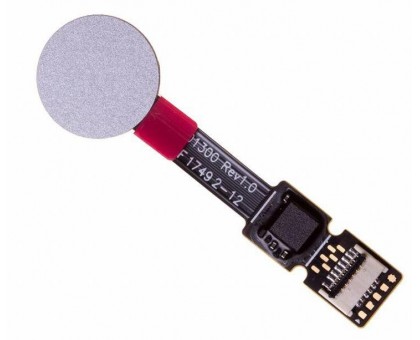 Шлейф Sony H8216 Xperia XZ2/H8266/H8276/H8296/H8314 Xperia XZ2 Compact/H8324 с сканером отпечатка пальца серебристого цвета с разборки