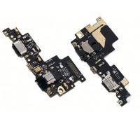 Шлейф Xiaomi Mi A1/Mi 5x с разъемом зарядки Type-C с разъемом наушников с микрофоном плата зарядки