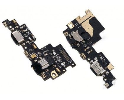 Шлейф Xiaomi Mi A1/Mi 5x с разъемом зарядки Type-C с разъемом наушников с микрофоном плата зарядки
