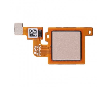 Шлейф Xiaomi Mi A1/Mi 5x с сканером отпечатка пальца золотистого цвета