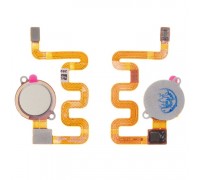 Шлейф Xiaomi Mi A2 Lite/Mi 6 Pro с сканером отпечатка пальца золотистого цвета