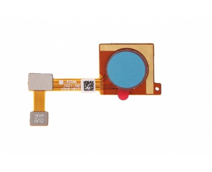 Шлейф Xiaomi Mi A2 /Mi 6x с сканером отпечатка пальца голубого цвета