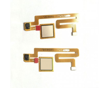 Шлейф Xiaomi Mi Max 2 с сканером отпечатка пальца золотистого цвета