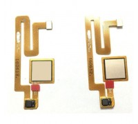 Шлейф Xiaomi Mi Max с сканером отпечатка пальца золотистого цвета