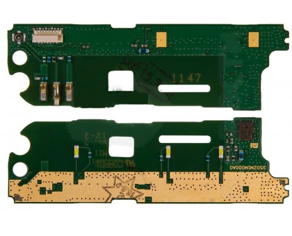 Шлейф Xiaomi Mi1s с подсветкой сенсорных кнопок с микрофоном плата