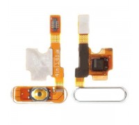 Шлейф Xiaomi Mi5c с кнопкой меню Home белого цвета