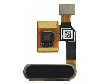 Шлейф Xiaomi Mi5c с кнопкой меню Home черного цвета