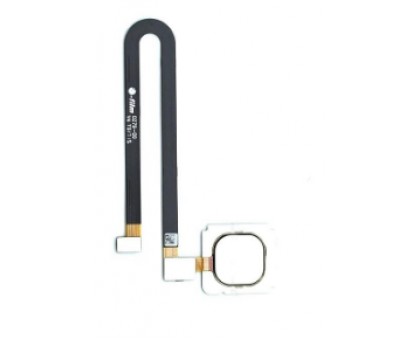 Шлейф Xiaomi Mi5s Plus с сканером отпечатка пальца белого цвета