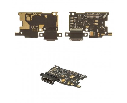 Шлейф Xiaomi Mi6 с разъемом зарядки с микрофоном плата зарядки