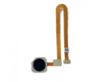 Шлейф Xiaomi Mi8 с сканером отпечатка пальца черного цвета