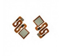 Шлейф Xiaomi Redmi 3/Redmi 3s/Redmi 3X/Redmi 3 Pro/Redmi 4X с сканером отпечатка пальца серебристого цвета