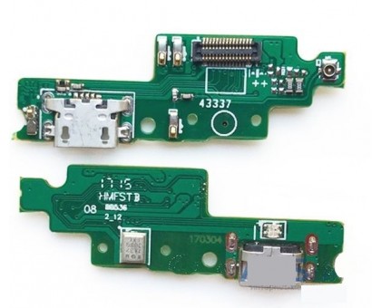 Шлейф Xiaomi Redmi 4X с разъемом зарядки с микрофоном плата зарядки