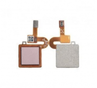 Шлейф Xiaomi Redmi 5 Plus с сканером отпечатка пальца розового цвета