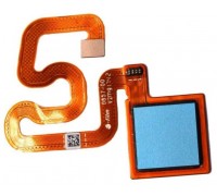 Шлейф Xiaomi Redmi 5 с сканером отпечатка пальца синего цвета
