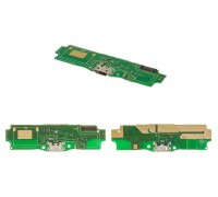 Шлейф Xiaomi Redmi 5A с разъемом зарядки с микрофоном плата зарядки