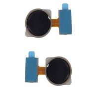 Шлейф Xiaomi Redmi 7 с сканером отпечатка пальца черного цвета