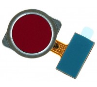 Шлейф Xiaomi Redmi 7 с сканером отпечатка пальца красного цвета