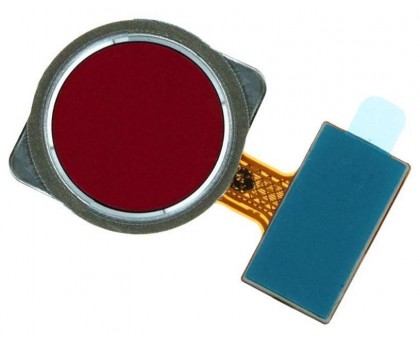 Шлейф Xiaomi Redmi 7 с сканером отпечатка пальца красного цвета