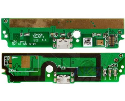 Шлейф Xiaomi Redmi Note 3G версия с разъемом зарядки с микрофоном плата зарядки