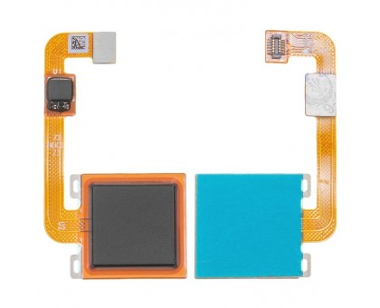 Шлейф Xiaomi Redmi Note 4X /Redmi Note 4 Global 2017 с сканером отпечатка пальца черного цвета с микросхемой