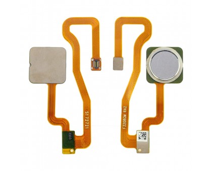 Шлейф Xiaomi Redmi Note 5A с сканером отпечатка пальца серебристого цвета