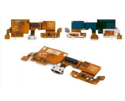 Шлейф ZTE V6 Blade/X7 Blade с разъемом зарядки с микрофоном