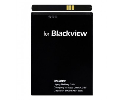 Аккумулятор (АКБ, батарея) для Blackview BV5000, 5000 мАч