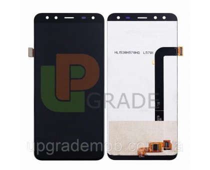 Дисплей Leagoo S8 + тачскрин (сенсор), черный