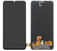 Дисплей Realme XT/Realme X2 тачскрин сенсор черный TFT копия без функции отпечатка пальца